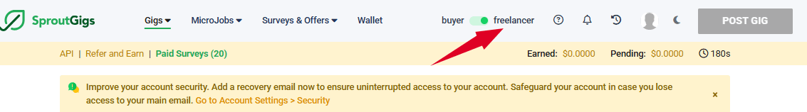 huong dan sproutgigs